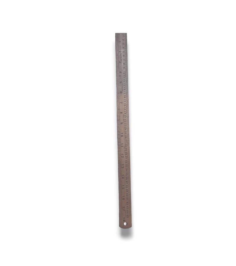 Khyati Stationery Redesigned Stainless Steel Ruler (45CM - Pack of 1)